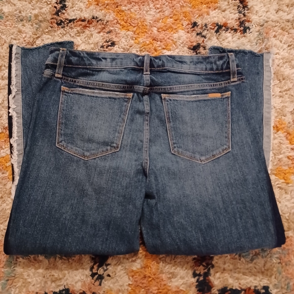 Joe's Jeans The Icon Mid Rise Skinny Crop • Tuxedo Stripe • Size 31 • EUC - Picture 4 of 11